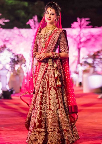 ghagra choli patterns for wedding